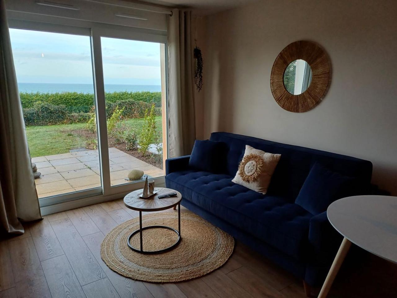 Bienvenue Au Studio L'Escale Bleue Avec Vue Mer Et Sur Le Cap Frehel Saint-Cast-le-Guildo Exteriör bild
